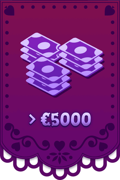 Make deposits over €5,000